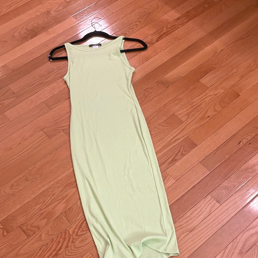 Caution To The Wind Light Green Midi Dress - Picture 6 of 6